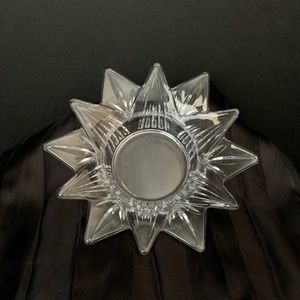 Crystal Glass Candle Holder